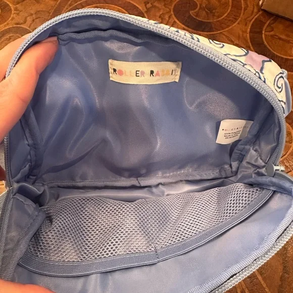 Roller Rabbit Blue Pouch - Picture 3 of 3
